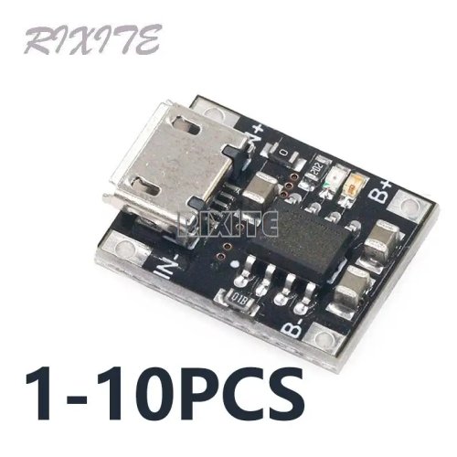 1-10 Stück Mini Lithium-Akku-Lademodul 1A TP4056 18650 Laden mit Micro-USB