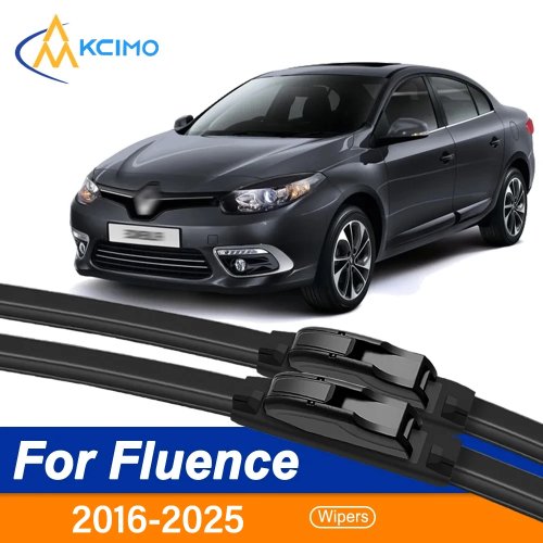 Voorruitwissers voor Renault Fluence 2009-2015 & 2016-2025 (2 stuks) - Stil, duurzaam, HD, accessoires voor voorruit