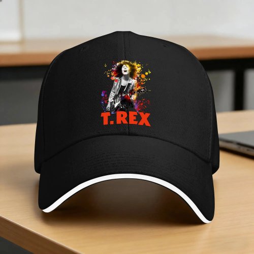 Czapka Trucker T. Rex Marc Bolan - Retrockowa Czapka Baseballowa, Unisex Regulowana