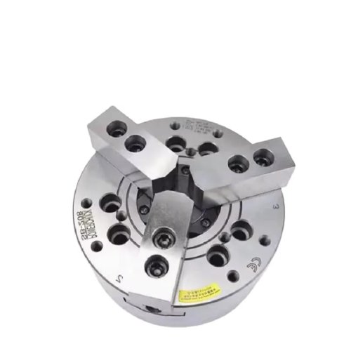 ظرف خراطة مجوف 3 فكوك مقاس 12 بوصة مع شفة A8 لمخرطة CNC