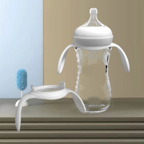1 Pack Mango para biberón - 30 grados, material PP, fácil fijación, compatible con AVENT A2UB