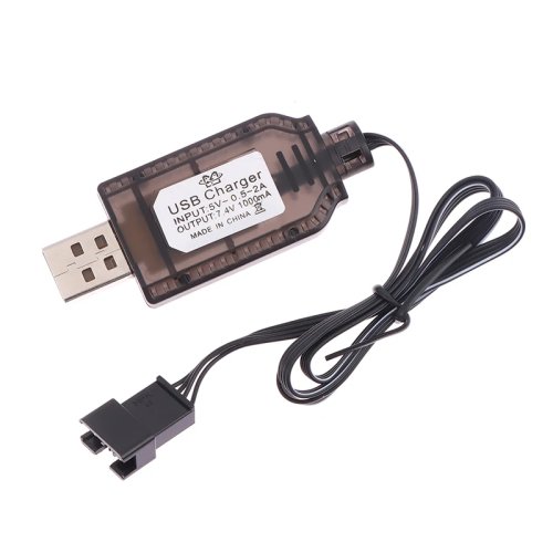 Адаптер зворотної зарядки для літій-іонного акумулятора 7.4V SM4P з USB-кабелем для електричної іграшкової машини-екскаватора E561