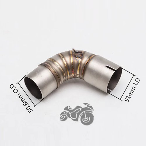 Motorrad Auspuff Mittelrohr Slip-On für Honda CB1000R 2008-2016