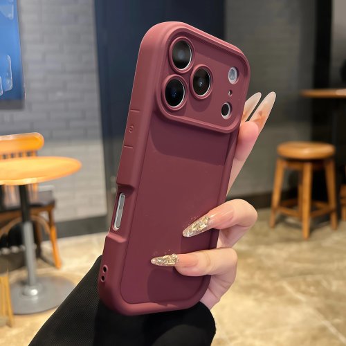 Thickened Shockproof Case for iPhone 17 16 15 14 13 12 11 Pro Max, Pure Colour Cover for iPhone 17 Air 14 15 16 Plus