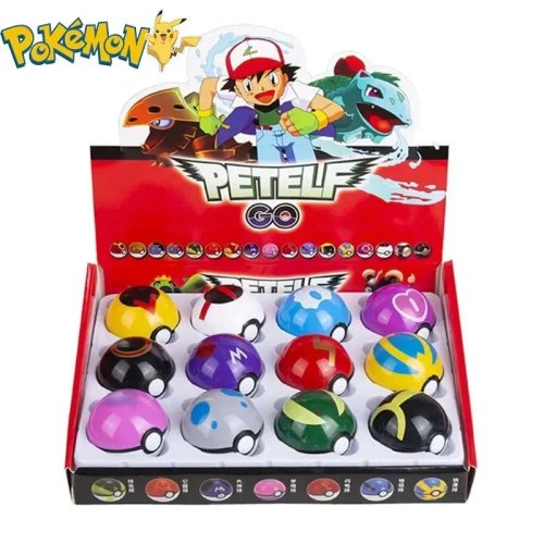 12 Pokemon Figuren Set – Pikachu, Charmander, Anime Speelgoed voor Kinderen, Verjaardagscadeau