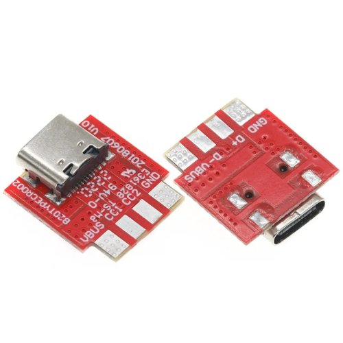 USB Type-C メス アダプターボード、USB 3.1 大電流テストボード、D+/D- データ出力