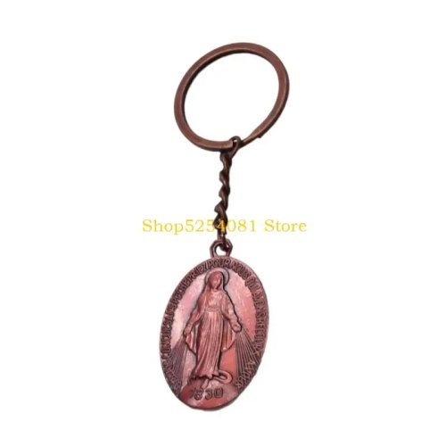 Portachiavi Vergine Maria per borsa, gioiello regalo