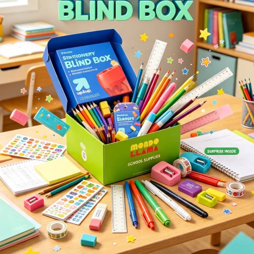 Pacco sorpresa di cartoleria per bambini, selezione casuale, materiali per scrivere e disegnare, stili multipli, per classe e studio a casa