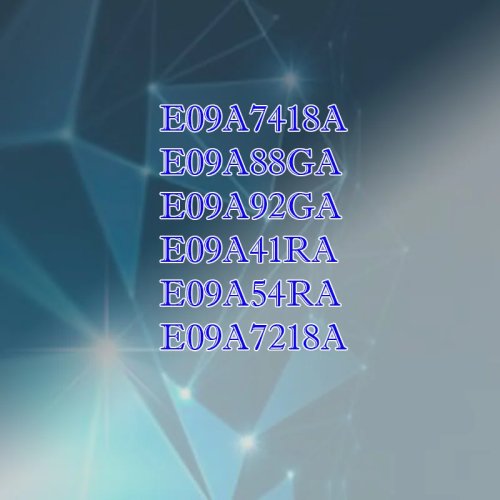 ตัวเรือนพลาสติกทดแทนสำหรับรุ่น E09A7418A, E09A88GA, E09A92GA, E09A41RA, E09A54RA, E09A7218A
