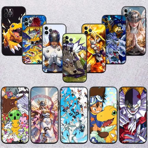 NH51 D-Digimons Handyhülle für Samsung Galaxy S20 S21 S22 Ultra FE + Plus A21S A22 A24 A25 A26 A30 A30S A31