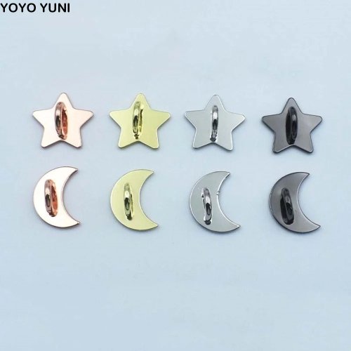 Support anneau téléphone motif ciel étoilé et lune, autocollant, pour coque de téléphone, argent/or, 2,5 cm