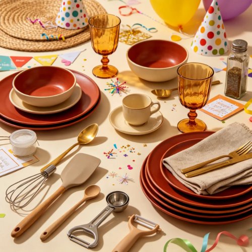Caixa Surpresa Elegante para Decoração de Mesa, Sortido de Acessórios de Sala de Jantar Estilosos, Ornamentos Delicados para Amantes da Estética Doméstica