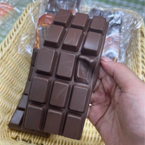 초콜릿 모양 스퀴즈 토이, 부드러운 PU, 슬로우 리바운드, 손 스트레스 해소, 책상 장식품, 선물