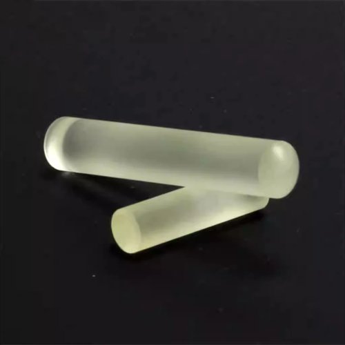 Lentille tige plan-convexe SCHOTT F2, Ø2,77 mm x 21,35 mm, rayon de courbure 10,25 mm, non traitée