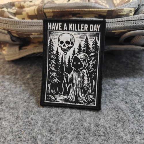2026 Neue Grim Reaper Patches mit Klettverschluss für Kleidung, Hüte, Rucksäcke