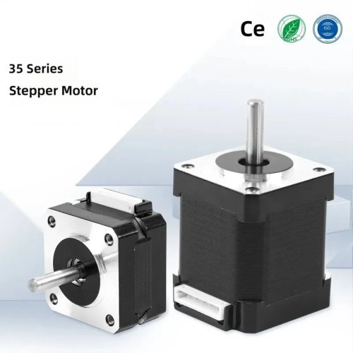 Motor de passo NEMA14, 2 fases 4 fios, 24V híbrido para impressora 3D