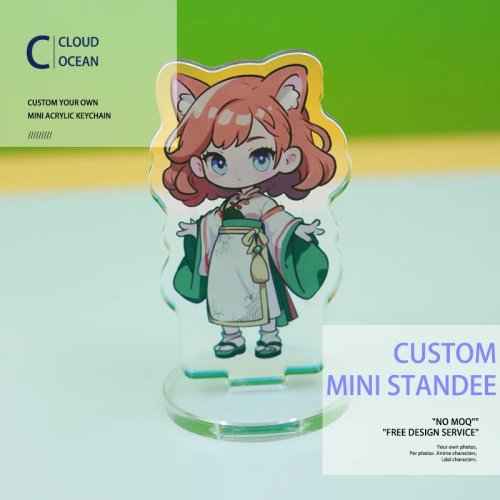 Figurine acrylique personnalisée anime jeu, déco bureau, porte-clés, cadeau