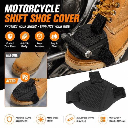 Bảo vệ cần số xe máy chống bụi, bọc giày bảo hộ motocross, bảo vệ giày