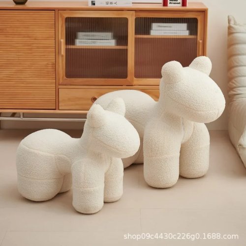 Creative Cartoon Pony Chair for Kids | Animal Sofa Seat | Living Room Decoration | Housewarming Gift
