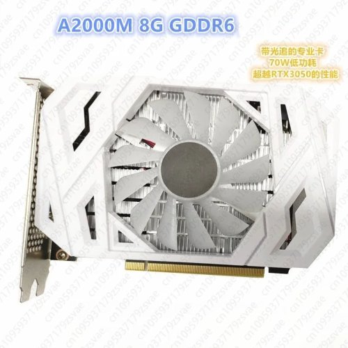 Tarjeta gráfica NVIDIA RTX A2000 8GB GDDR6 profesional para IA y juegos