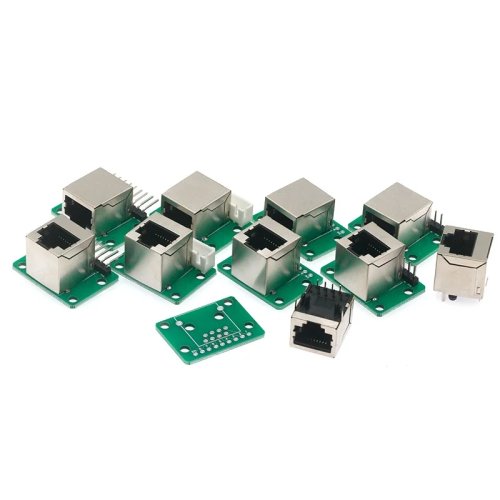 1個 RJ45アダプターボードからXH2.54モジュラーイーサネットコネクタアダプターネットワークインターフェイス+ブレイクアウトボード+ピンヘッダー