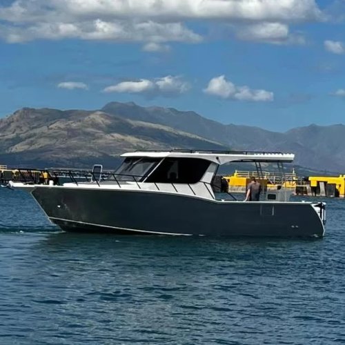 Barco de pesca em alumínio 32 pés (9,6 m) – Comercial e familiar, água salgada offshore