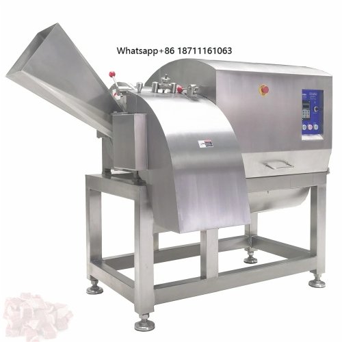 Máquina de cortar carne congelada em cubos 1000-2000kg/h para peito de frango e carne bovina
