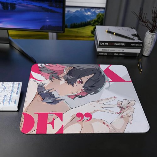 Alfombrilla de ratón gaming Zenless Zone Zero Ellen Joe – Tapete de escritorio para oficina y portátil con bordes cosidos, tallas S/M/L
