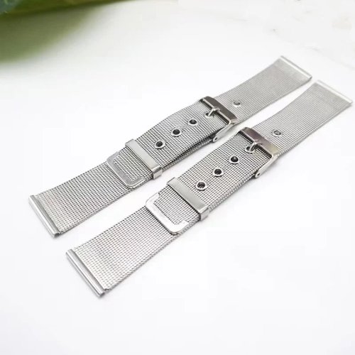 Zapasowy pasek do zegarka Milanese ze stali nierdzewnej 18mm 20mm 22mm wodoodporny z klamrą