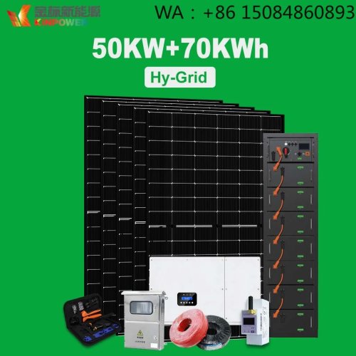 Onduleur hybride 50KW avec batterie 70KWh pour maison – On/Off Grid Plug & Play