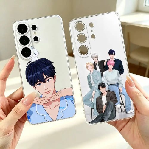 투명 실리콘 케이스 PLAVE Yejun Band for Samsung S25, S24, S21, S22, S23, S30, Ultra, S20, Plus, FE