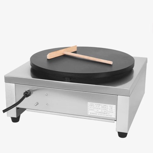 Elektrische pannenkoeken- en crêpesmaker, antiaanbaklaag, voor restaurants, snackbars en cafés
