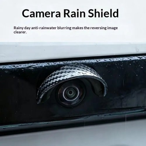 Regenschutz für Auto-Rückfahrkamera – wasserdicht, kratzfest, PVC (1/2/4 Stück)