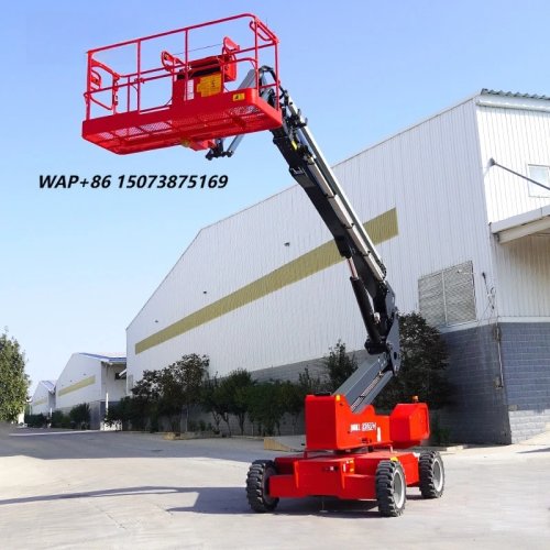 China Battery-Powered Telescopic Boom Lift Cherry Picker for Sale