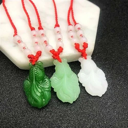 Colar com pingente de peixinho dourado em jade chinês, joia de moda para mulher, amuleto da sorte, presente