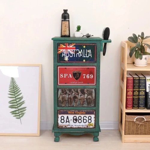Tủ Gỗ Gụ Vintage – Tủ Ngăn Kéo Tiện Dụng Để Tổ Chức Gọn Gàng Cho Salon và Gia Đình