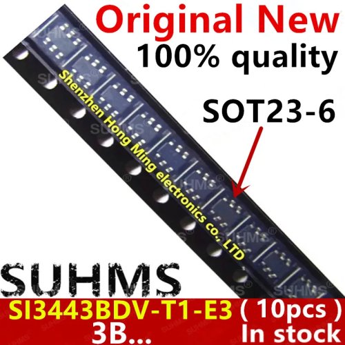 10pcs 100% Baru SI3443BDV-T1-E3 SI3443B SI3443 3B4AI 3B... SOT23-6