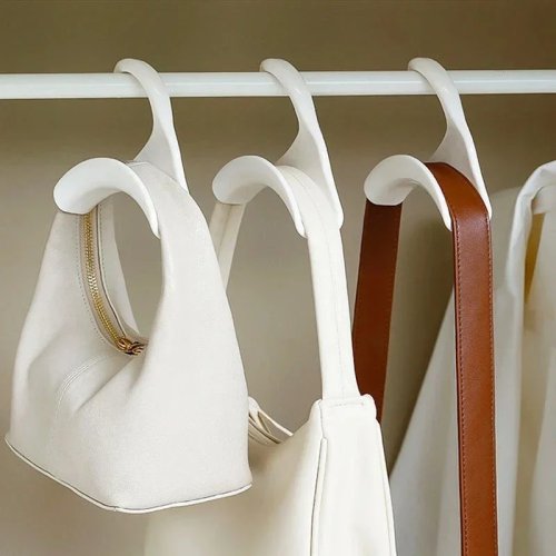 Multi-Purpose Arch Bag Hanger Hook for Closet - Hanging Storage Rack for Clothes, Handbags, Hats & Scarves