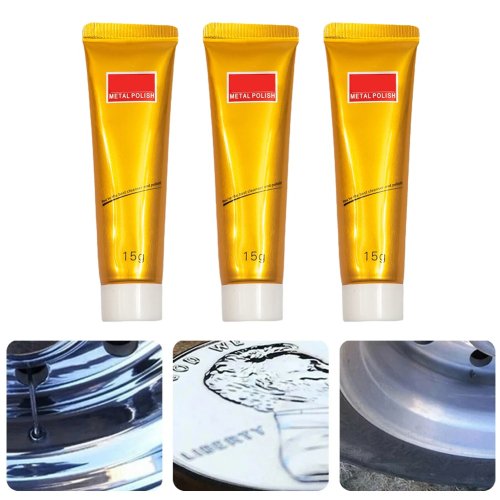 Crema pulidora para metal de auto – Limpiador y pulidor multifuncional