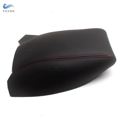 Capa de Couro para Apoio de Braço Central para Skoda Octavia 2007-2014, Acessório Interior Auto