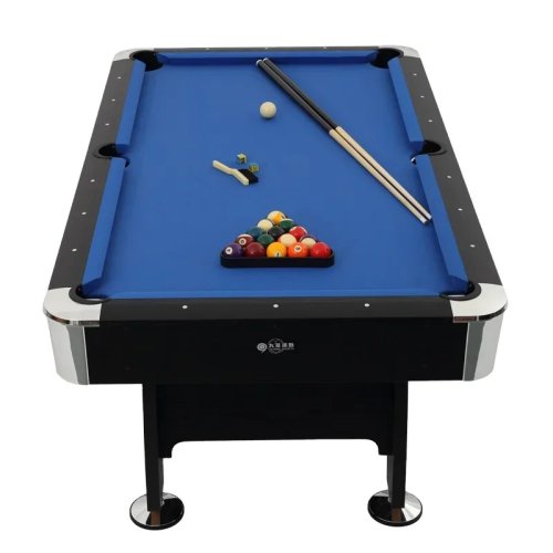 Billard en bois MDF style arcade de 8 pieds pour la maison, avec ensemble complet d'accessoires