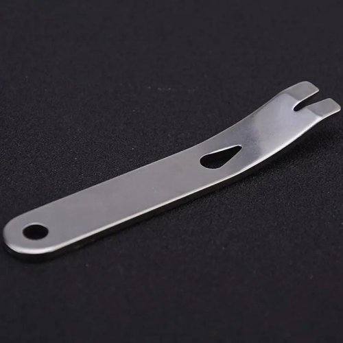 Mini koevoet roestvrij staal multifunctioneel sleutelhanger EDC overlevingstool