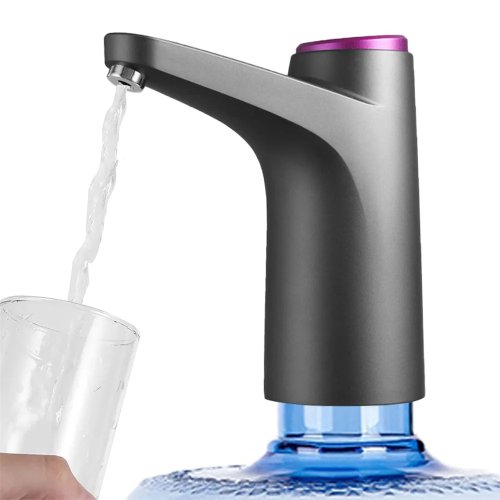 Portable USB Charging Water Bottle Pump for 2.5, 3, and 5 Gallon Jugs