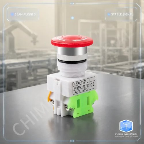 CHIMU INDUSTRIAL 버섯머리 비상정지 버튼 22mm 셀프록킹