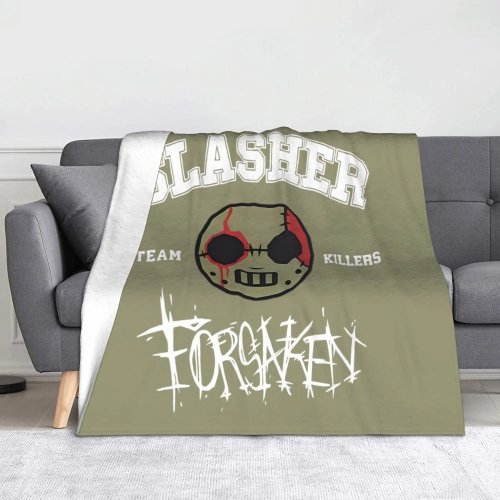 Forsaken Slasher 플란넬 담요, 침대 및 라운지 장식용 따뜻하고 아늑한 담요