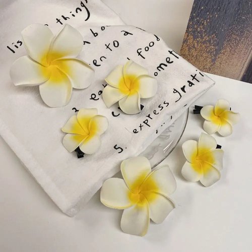 Korean Style Flower Hair Clip - Bohemian Seaside Vacation Barrettes