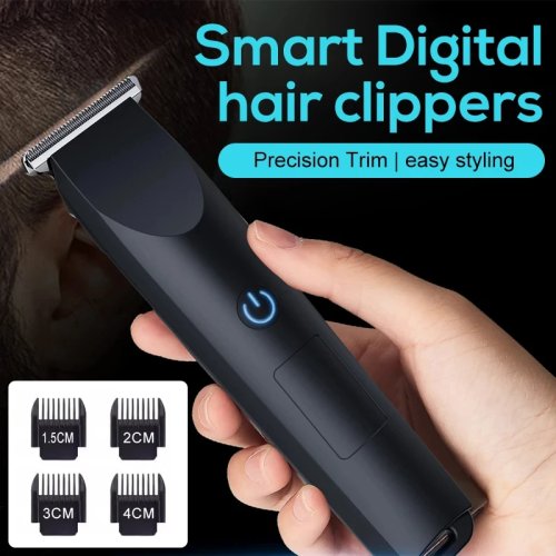 USB充電式 アジャスタブルカッターヘッド 電動ヘアクリッパー 髪とひげ用