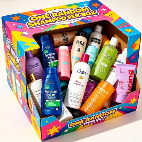 Verrasingsdoos met willekeurige shampoo – Unieke unboxing-ervaring