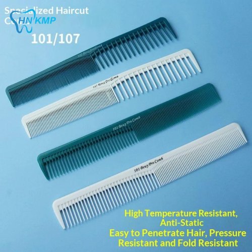 Lược cắt tóc chuyên nghiệp chống tĩnh điện, răng thưa mịn, đầu phẳng, dụng cụ cắt tóc tại nhà cho mọi người