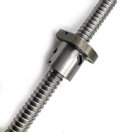 1 pezzo Vite a ricircolo di sfere 20mm C7 laminata SFU2005 1500mm con lavorazione estremità BK15 BF15 + 1 pezzo Chiocciola SFU2005 con deflettore metallico
